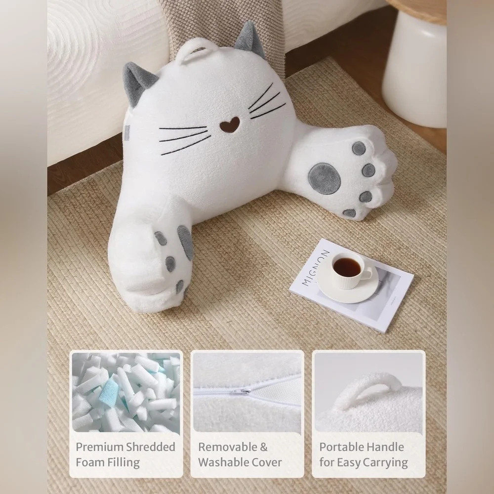 Blissful Diary Reading Pillow Kitty